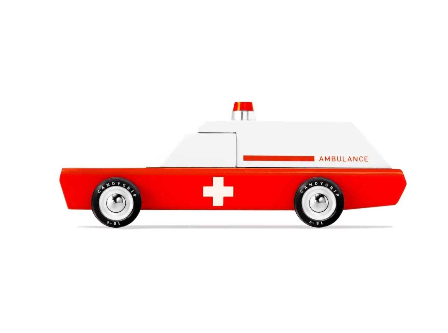Candylab Toys Ambulance Car - Véhicule d'urgence vintage moderne