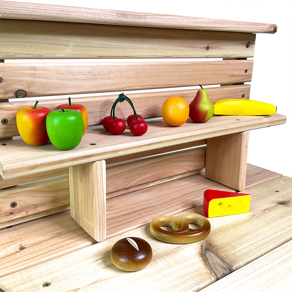 Cedar Shelf for Play Kitchen - Just Playing (Made in Canada)