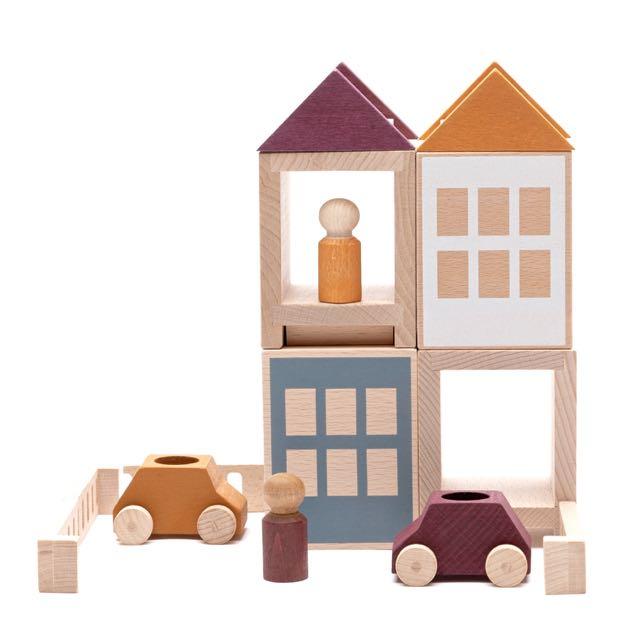 Lubulona Lubu Town Autumnvale Maxi Set - Wood Wood Toys Canada's Favourite Montessori Toy Store