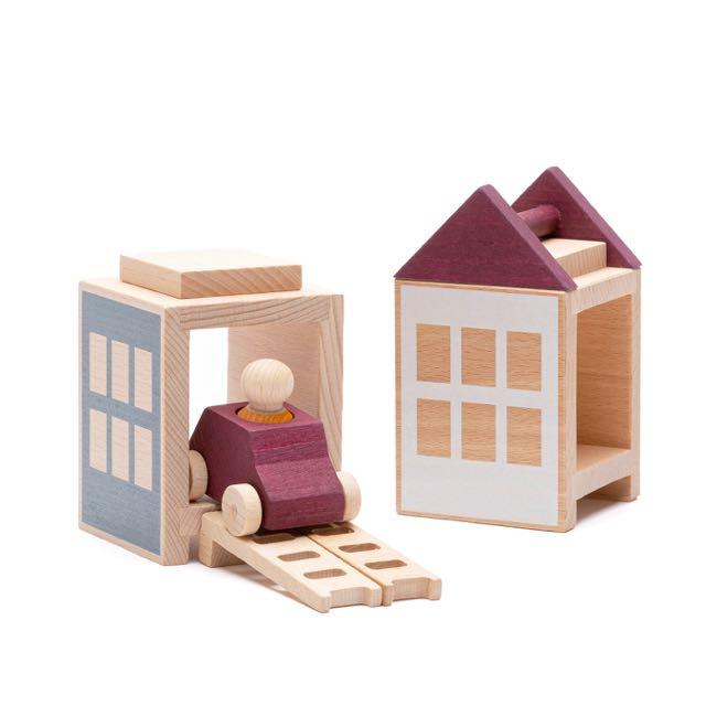 Lubulona Lubu Town Autumnvale Mini Set - Wood Wood Toys Canada's Favourite Montessori Toy Store