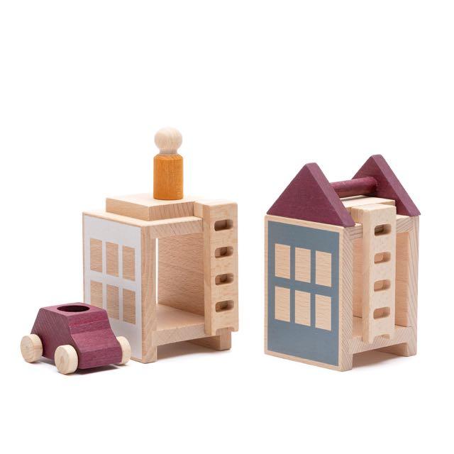 Lubulona Lubu Town Autumnvale Mini Set - Wood Wood Toys Canada's Favourite Montessori Toy Store