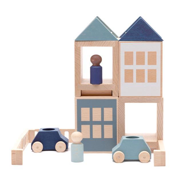 Lubulona Lubu Town Winterburg Maxi Set - Wood Wood Toys Canada's Favourite Montessori Toy Store