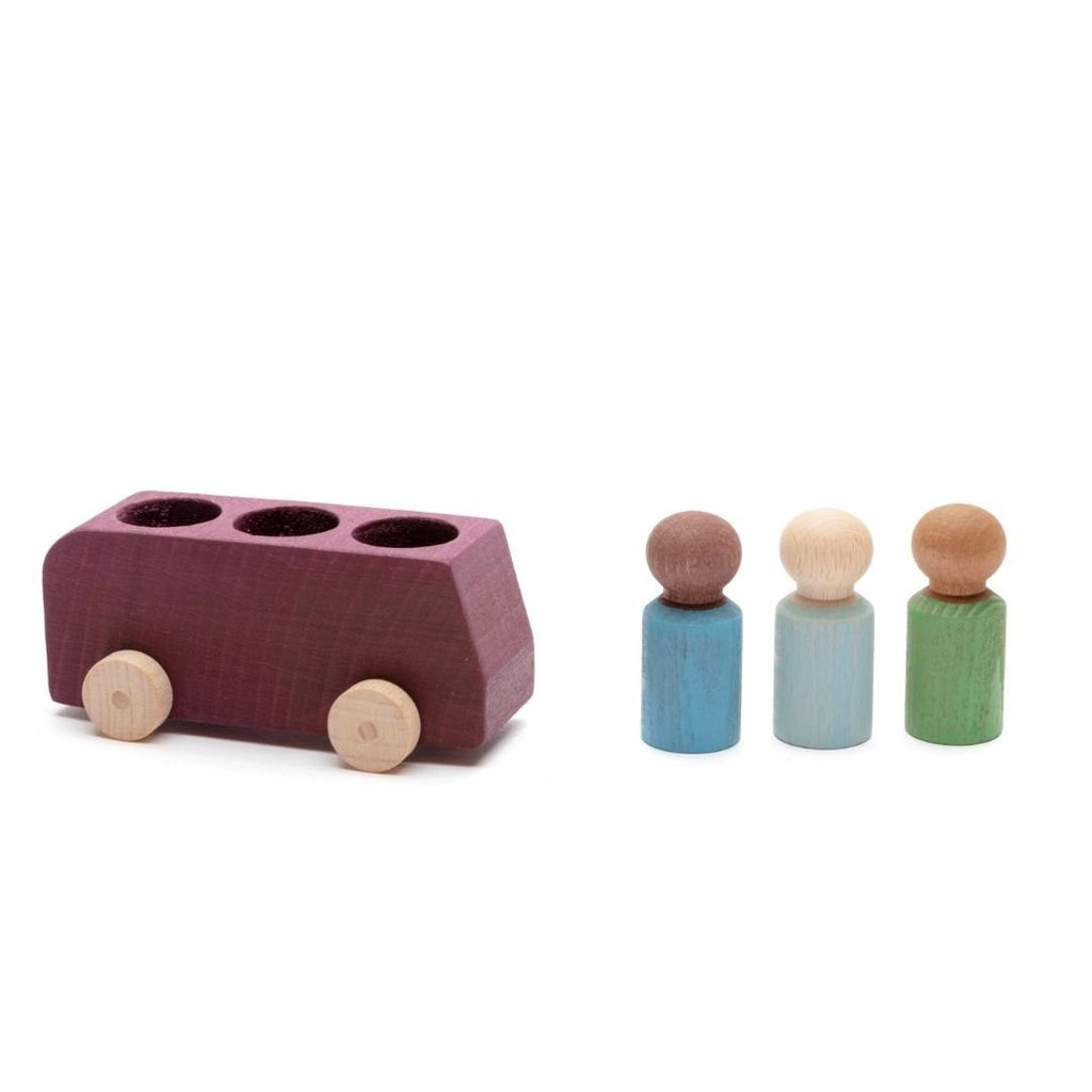 Bus Lubulona Plum avec 3 figurines