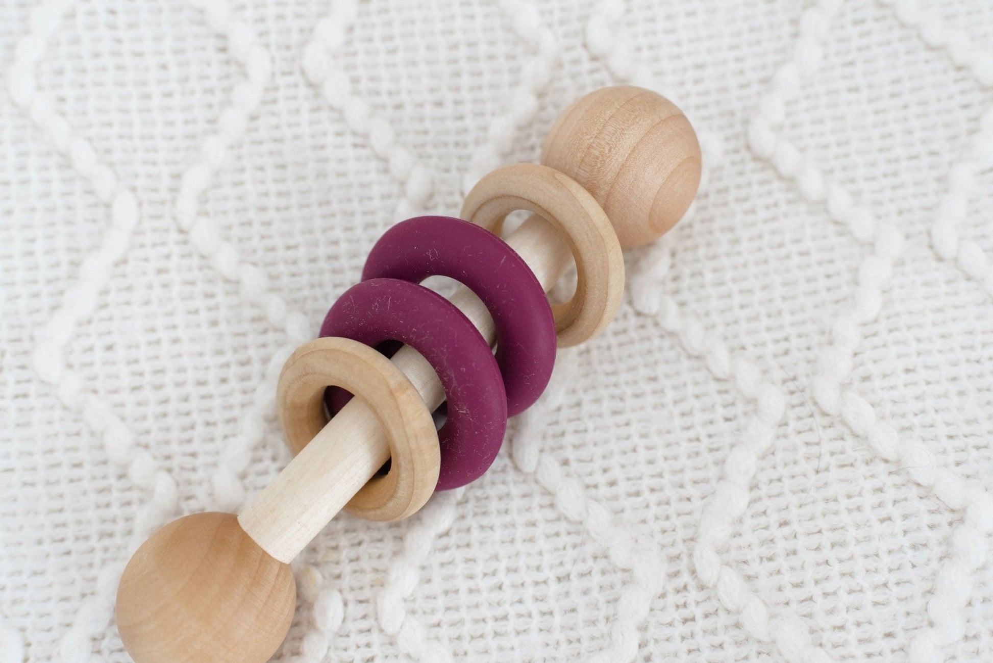 Modern Baby Gift Set in Cranberry by Legacy Learning Academy - Wood Wood Toys Canada's Favourite Montessori Toy Store