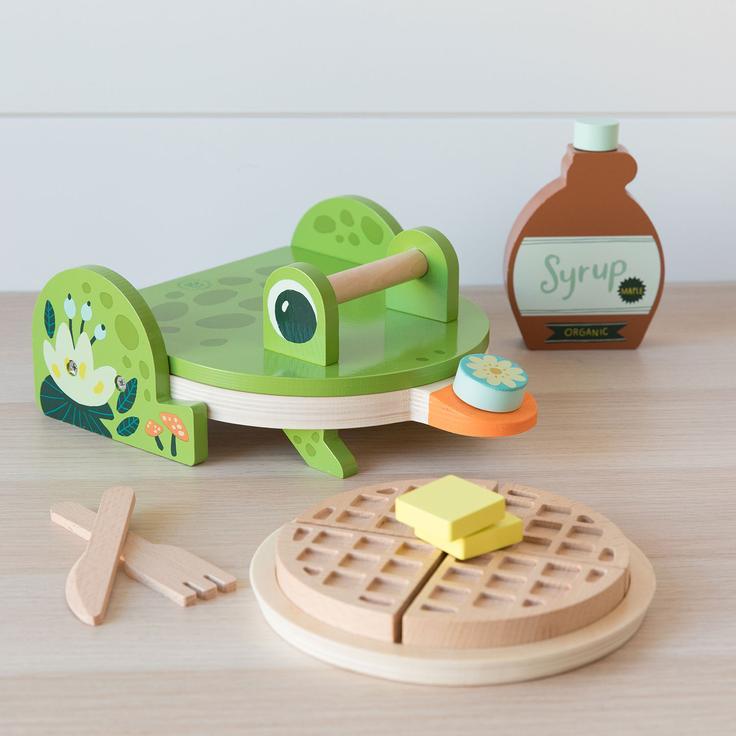 Ribbit Waffle Maker by Manhattan Toy - Wood Wood Toys Canada's Favourite Montessori Toy Store