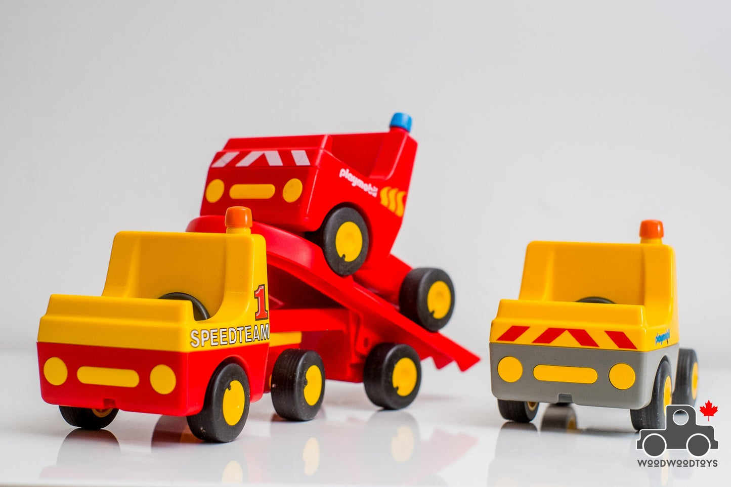 Set of 3 Vintage Playmobil Trucks - Wood Wood Toys Canada's Favourite Montessori Toy Store