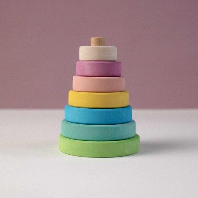 Stacking Tower by Avdar - Wood Wood Toys Canada's Favourite Montessori Toy Store