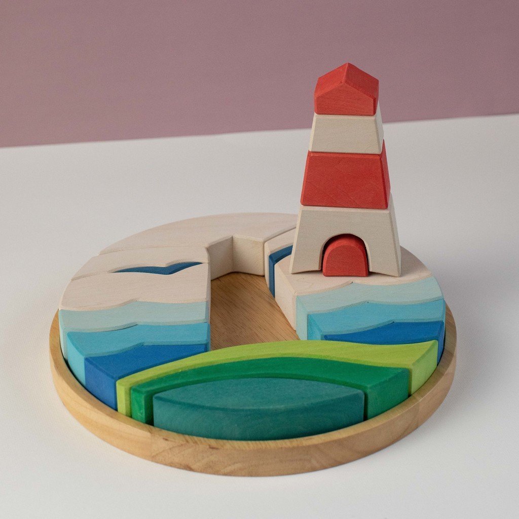 The Lighthouse Puzzle by Avdar - Wood Wood Toys Canada's Favourite Montessori Toy Store