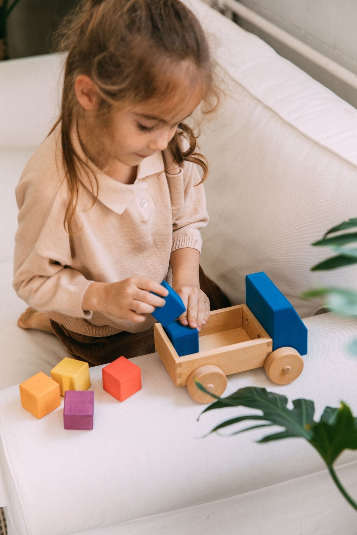 The Wooden Truck by Avdar - Wood Wood Toys Canada's Favourite Montessori Toy Store