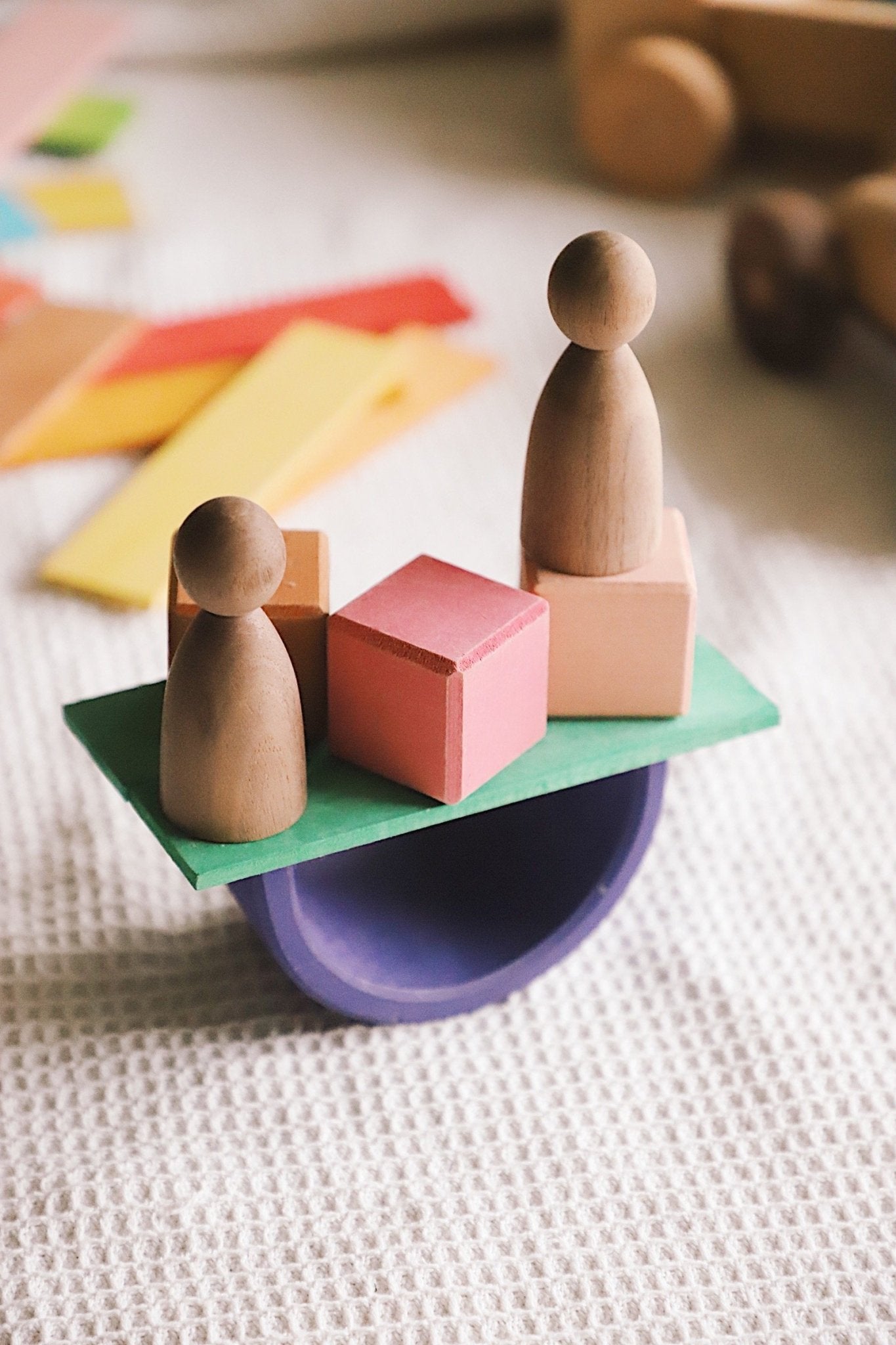 Thin Flat Block Set by Avdar - Wood Wood Toys Canada's Favourite Montessori Toy Store