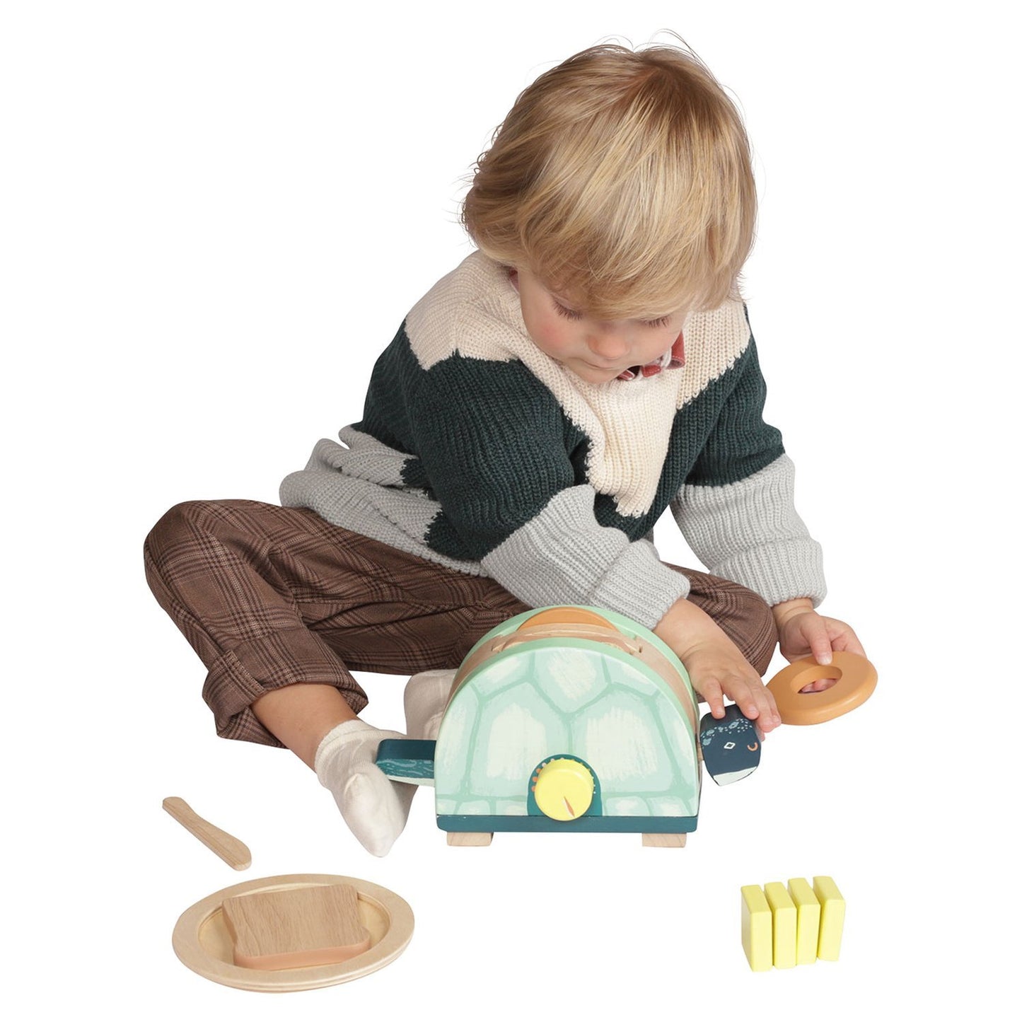 Toasty Turtle Toaster by Manhattan Toys - Wood Wood Toys Canada's Favourite Montessori Toy Store