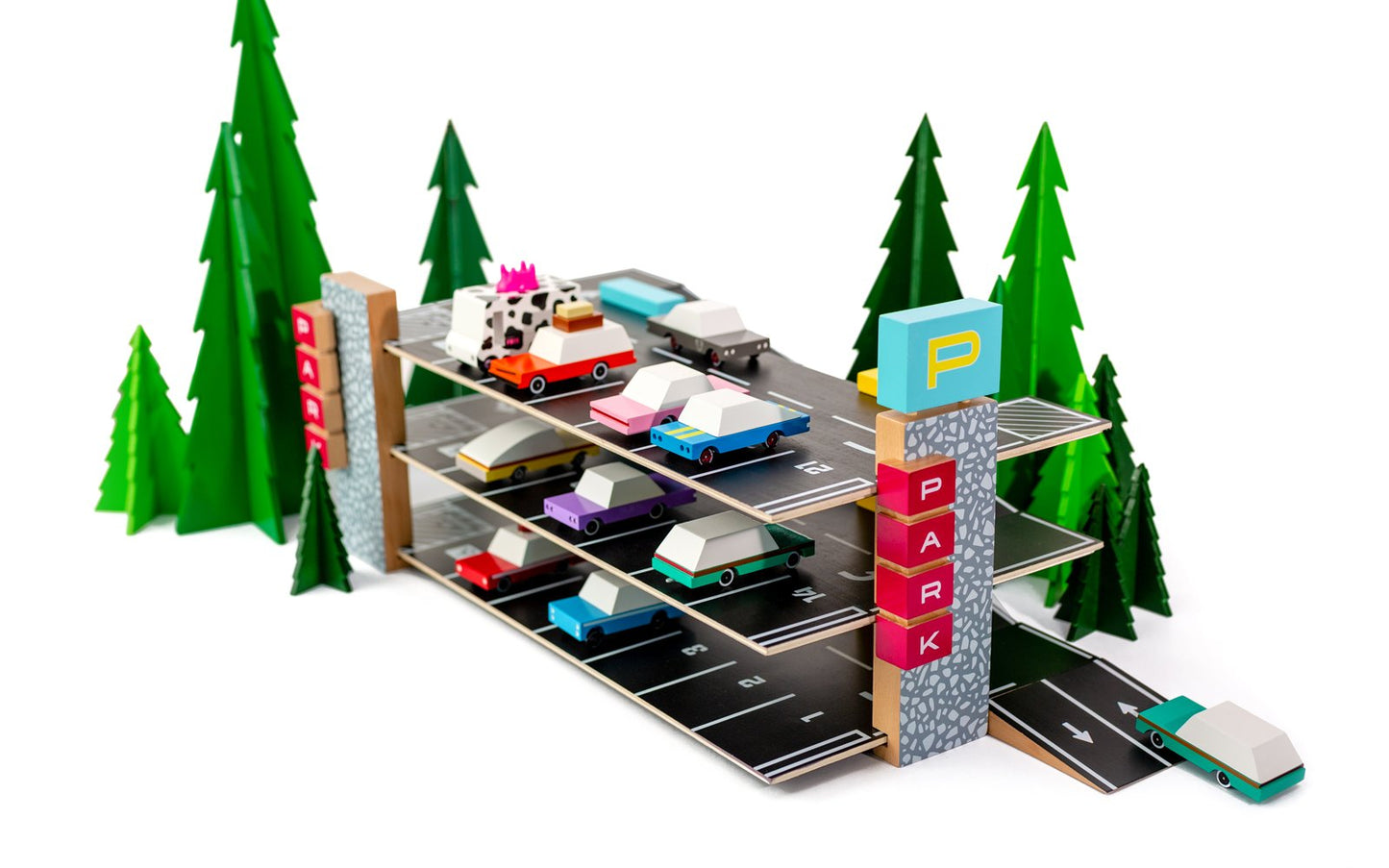 Candylab Magnetic Parking Garage - Modern Vintage Scenery