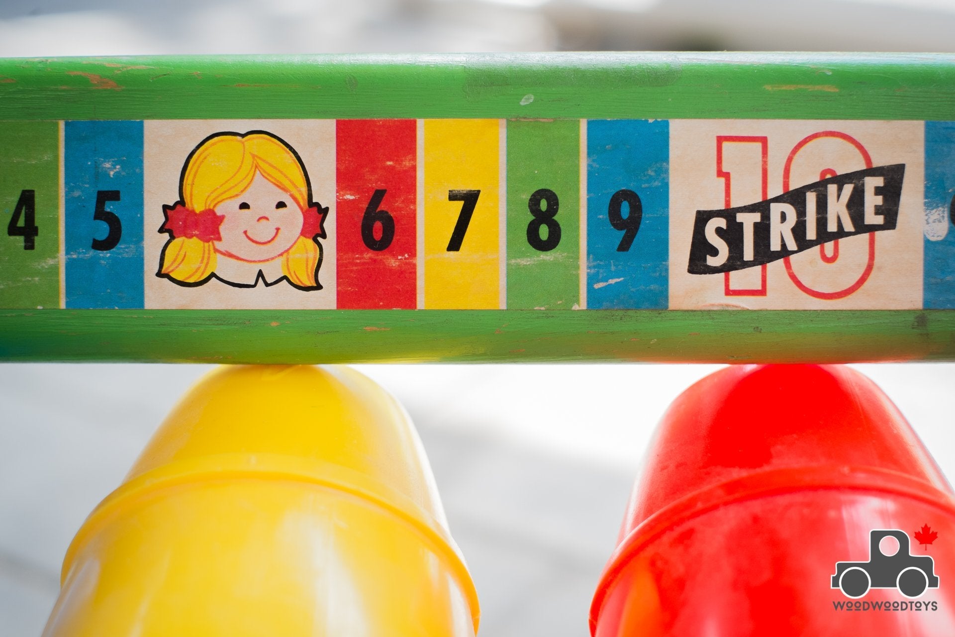 Vintage Fisher-Price #100 Bowling - Wood Wood Toys Canada's Favourite Montessori Toy Store