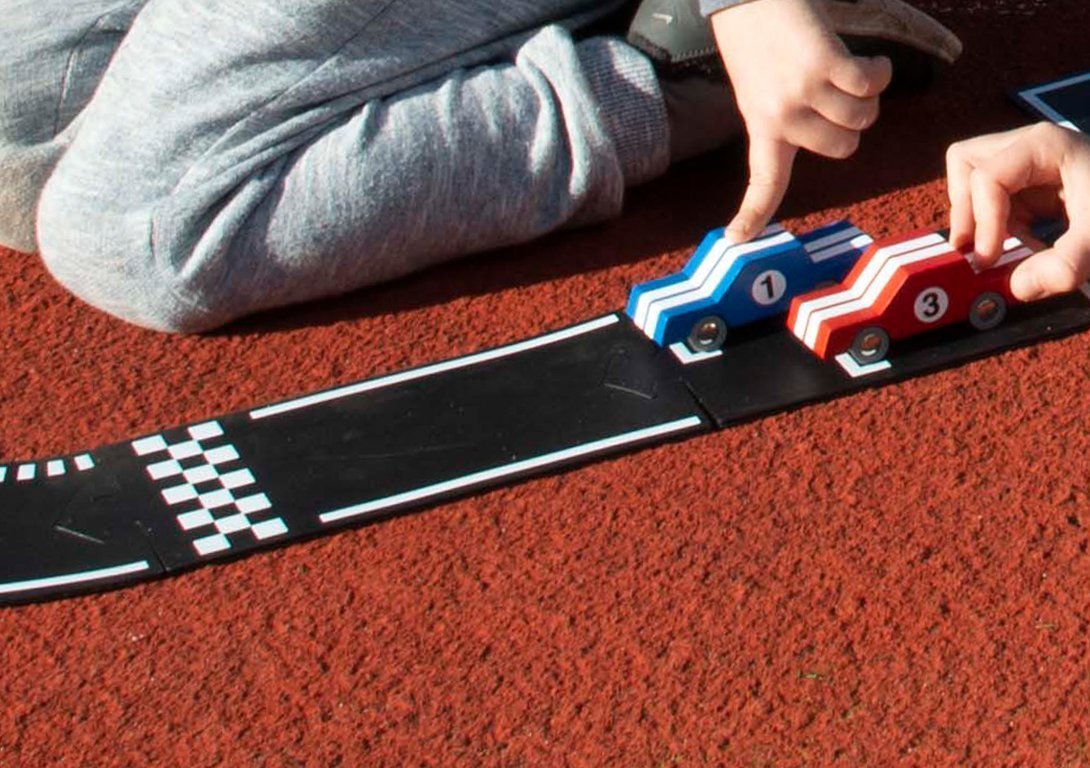 Waytoplay Flexible Roads - Grand Prix (24 pieces) - Wood Wood Toys Canada's Favourite Montessori Toy Store