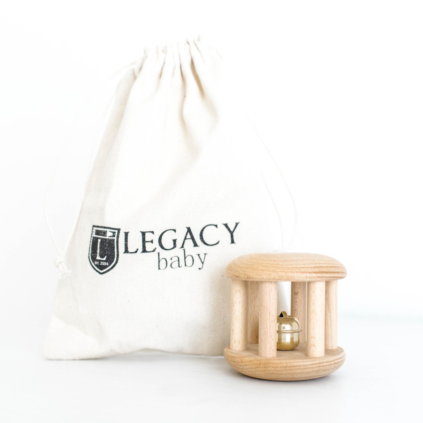Wooden Bell Cylinder Roller Toy by Legacy Learning Academy - Wood Wood Toys Canada's Favourite Montessori Toy Store