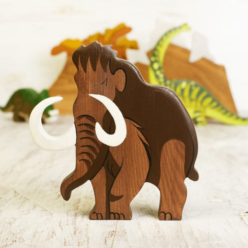 Mammoth figurine - Waldorf Dinosaurs by Wooden Caterpillar